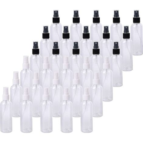 30 x 100 ml atomiseur vaporisateur transparent vide rechargeable (1/4)