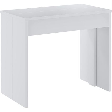 Consolle tavolo allungabile 12 coperti 6 prolunghe Bianco - ONEGA