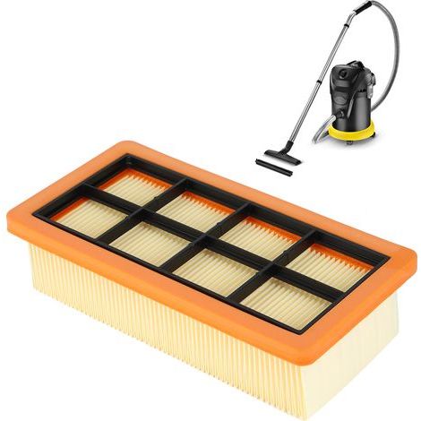 Filtri piatti plissettati per aspirapolvere Kärcher AD 3.200. Filtro per la pulizia della polvere. Filtro per aspirapolvere. (1/5)