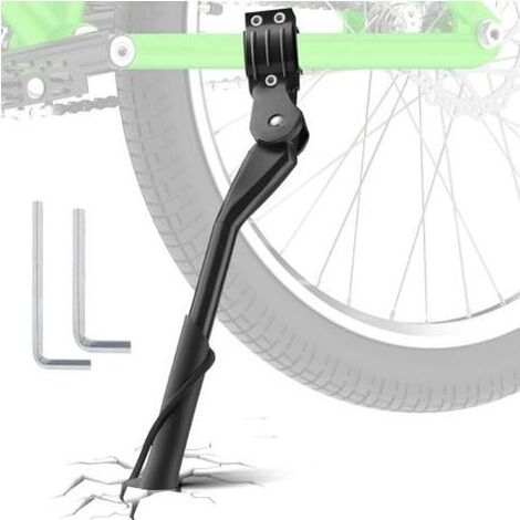 Béquille de Vélo Réglable en Hauteur, Fond Antidérapant en Silicone pour 24 à 29 Pouces, VTT, Vélos Électriques, Randonnée et Ville (1/4)