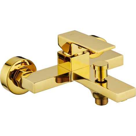 Mexen Uno grifo de bañera, dorado - 71430-50 (1/2)