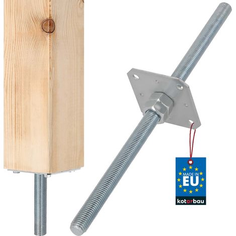 Base per colonna PSR FILETTATURA 110x110x500 - M24 (1/5)
