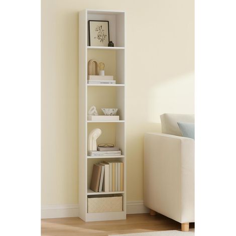 ORION91oficial® - Libreria de 6 niveles 184,4 cm estante cubico estante de madera abierto moderno - spaziOrion91 - Unidad (1/5)