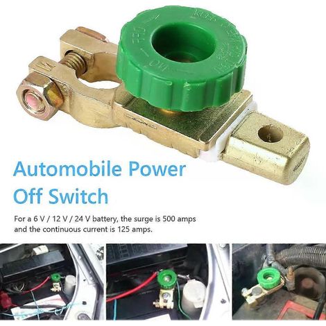 Für Batterieklemmen-Verbindungsschalter 17 mm Schnellabschalter Schnellabschaltschutz Batterietrennschalter Autozubehör-JXLGV (1/4)