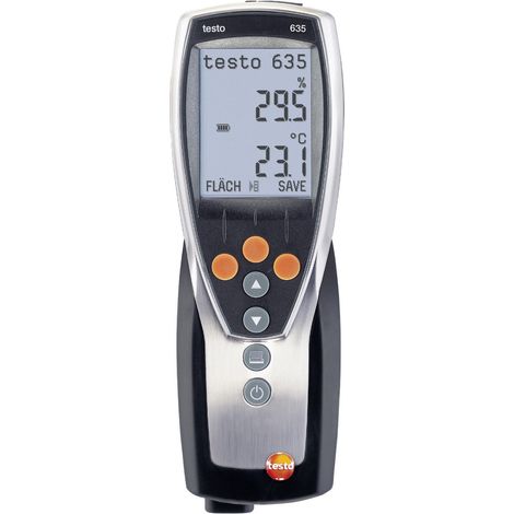 testo 635-1 Luftfeuchtemessgerät (Hygrometer)  0 % rF 100 % rF Taupunkt-/Schimmelwarnanzeige (1/5)