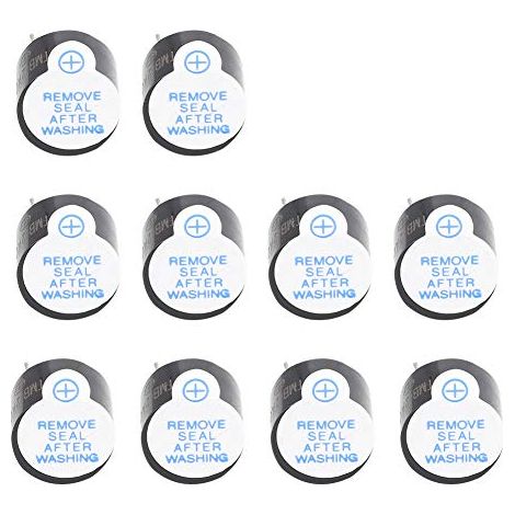 Buzzer Électromagnétique - 10 Pièces - 5V Active - Tonalité Continue - Alarme et DIY - SOT (1/5)
