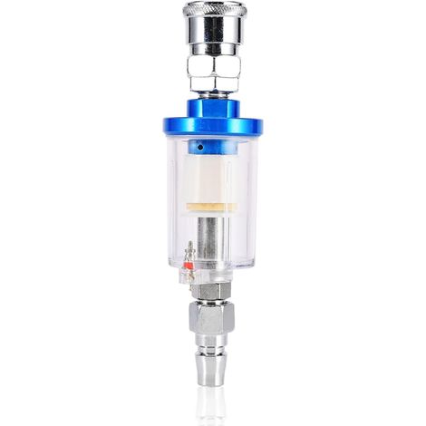 Pistola a spruzzo, filtro dell'acqua, compressore d'aria, separatore olio-acqua, filtro, pistola a spruzzo, tubo dell'aria, mini filtro con adattatore maschio e femmina, compressore d'aria e accessori