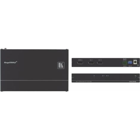 Kramer distributore amplificatore 1:2 hdmi 2.0. risoluzione supportata - fino a 4k@60hz (4:4:4:4) uhd. max (1/4)