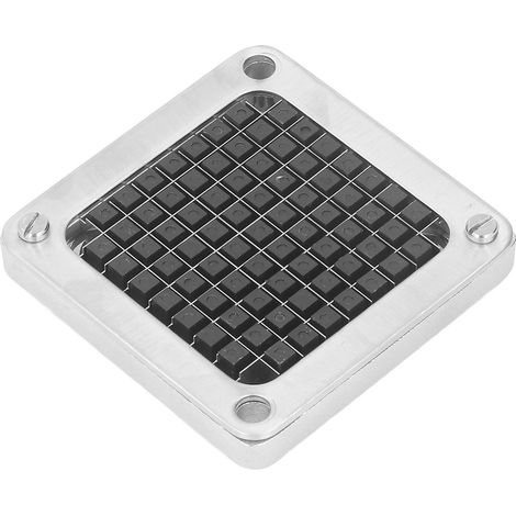 Lame de coupe-frites commerciale en acier inoxydable, Machine manuelle de découpe de pommes de terre pour concombre, aubergine, carotte 9mm/0,35 pouces (1/5)