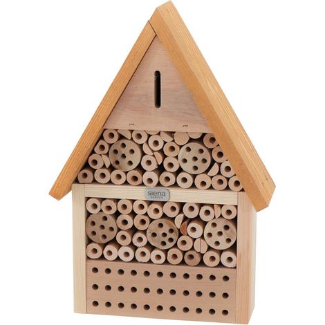 Insektenhotel PRAG Kiefernholz 26 x 9 x 38 cm (1/4)