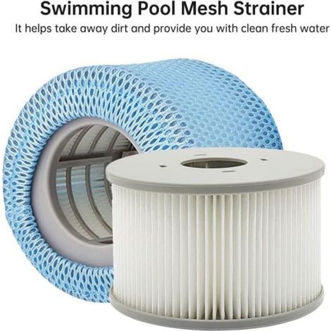 Housse De Protection - Pour Filtre De Spa - Compatible Avec Filtres Mspa 90 - Lot De 2 (1/4)
