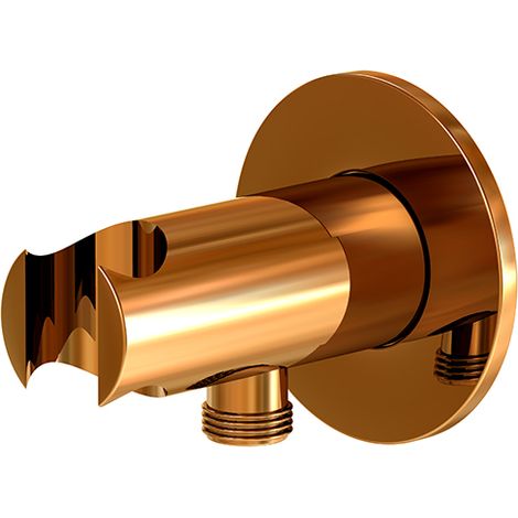 Steinberg 100 - Wandanschlussbogen mit Brausehalter, rosegold 100 1667 RG (1/4)