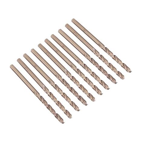 Jeu de forets en cobalt M35 HSS-CO pour le perçage de l'acier inoxydable (3,5 mm)