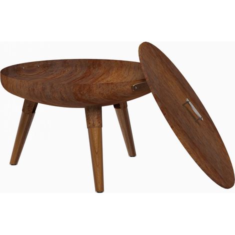 Masuria Feuerstelle Nexo 60 Corten 60 × 60 × 55 cm Feuerschale aus Cortenstahl (1/2)