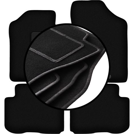 Komplettset Veloursmatten für: Kia Carens III Minivan (2006-2010)