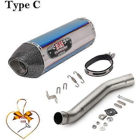 Yoshimura-sistema De Escape Para Motocicleta, Silenciador Modificado Con Tubo De Enlace Medio Db Killer, Para Kawasaki Z750 Z 750 2007-2014, R77( Type C) (1/5)