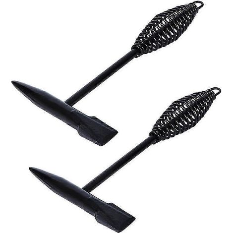 Marteau à piquer à poignée à ressort (lot de 2) pour soudage, compatible avec l'élimination efficace de la rouille et le taraudage des scories - JXLGV (1/5)