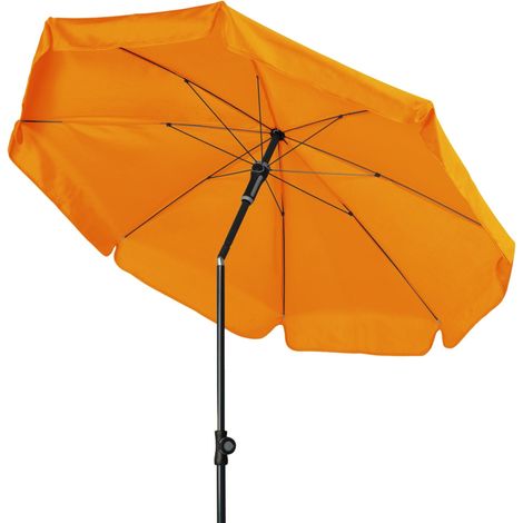 Doppler Sunline Manual ø 150 cm rund Sonnenschirm in 12 Farben Mittelmastschirm Balkonschirm 849 Umbra (1/2)