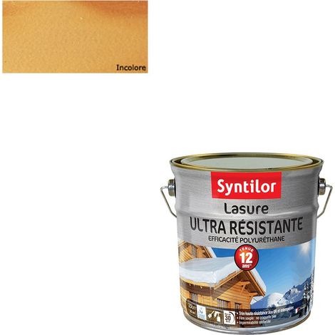 Lasure Ultra Résistante 12 Ans Incolore Satiné 2,5L (1/3)