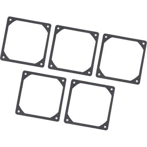 Geräuscharme PC-Lüfterhalterungen aus flexiblem Silikon, die Vibrationen absorbieren, schnelle Installation, Gummi-Lüfterdichtungen, mehrfarbig (12 cm) (1/5)