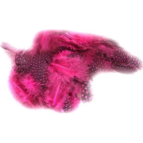 Plumes roses mouchetées, paquet de 3 g (1/5)