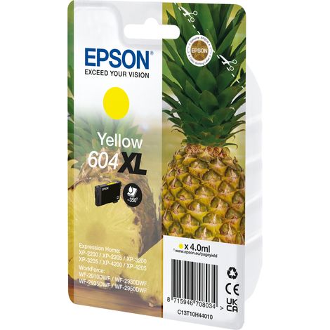 SINGLEPACK YELLOW 604XL INK
