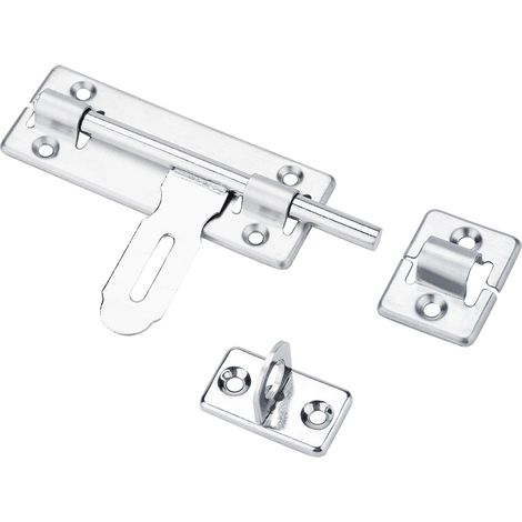 Boulon de porte de sécurité en acier inoxydable, 6 pouces, cadenas, boulons à baril coulissant, serrure de fenêtre, 1 pièce (1/5)