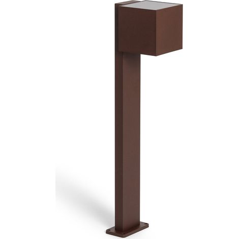 Outdoor Solar LED Beacon Fußfläche 80cm Aluminium Denny Braun (1/5)