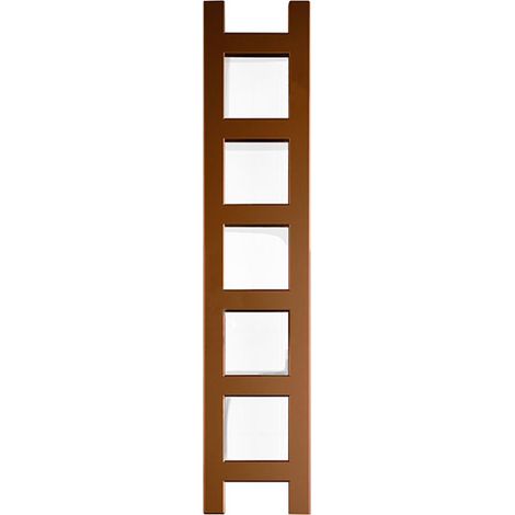 Sèche-serviette mixte cuivré de 640mm de haut et 200mm de large - 124 Watt - EAS640/200V2COP