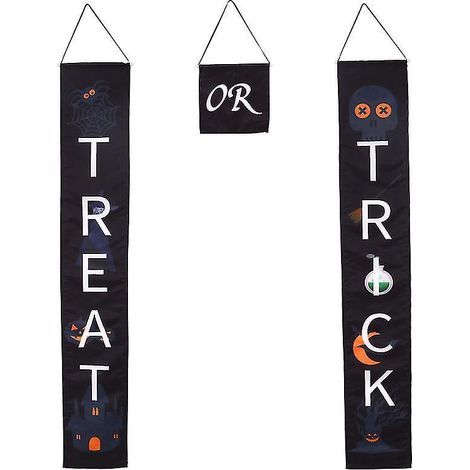 1 Set Halloween-Türbanner als Halloween-Geschenk