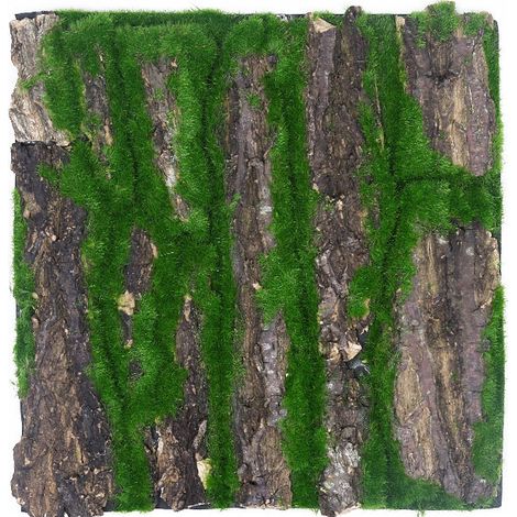 Lot de 1 tapis de mousse artificielle en liège et écorce pour reptiles, 30 x 30 cm, pour micro-aménagement paysager et accessoires de jardin. (1/4)