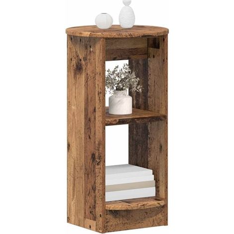 Meuble d'Appoint Rétro en Bois, Buffet de Style Vintage 40x40x75 cm, Petite Armoire de Rangement en Bois d'Ingénierie pour Salon, Entrée ou Chambre (1/5)