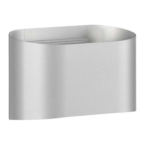 Applique murale extérieure spot mural IP44 argent lampe de jardin LED H 12 cm (1/5)