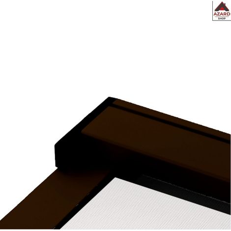 zanzariera IRS-CE alluminio marrone cm 100x170 verticale per finestra finestre (1/3)