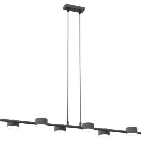 Lampada a Sospensione Sora, Metallo, Nero, 100x140x19 cm (1/5)