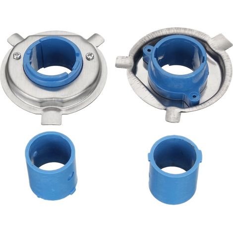 2Pcs LED Phare Ampoule Base Adaptateur Socket Retenue Kit De Conversion De Voiture H4 (1/5)