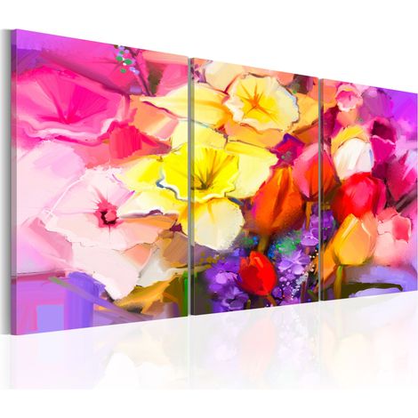 Quadro - Rainbow Bouquet - 60x30 (1/4)