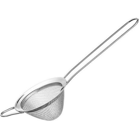 Petite Passoire en Acier Inoxydable à Mailles Fines, Mini Passoire à Cocktail pour Cocktails, Thé, Herbes, Café et Boissons (1/4)
