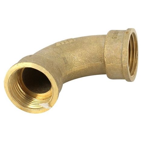Raccord laiton - Courbe 90° grand rayon laiton à visser FF 1''1/2