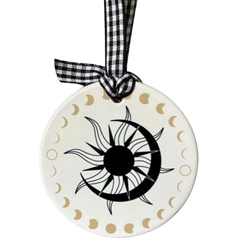 Pendentif Événement Céleste - Acrylique 8 x 8 cm - Décoration Intérieure Solaire - Ornement Accroche Murale - 1 Pièce (1/5)