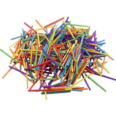 Allumettes multicolores (sans bout souffré) - environ 4300 pièces. réf 56490
