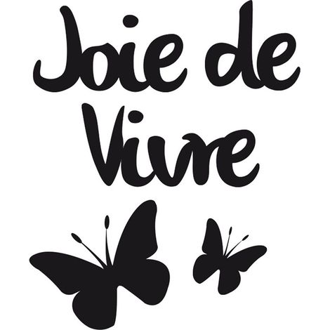 Autocollant Mural  Joie de vivre (1/2)