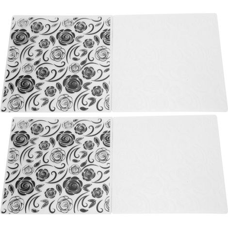 2 EM200 Cartella portadocumenti goffrata in plastica con motivi a rose e carta decorativa (1/5)