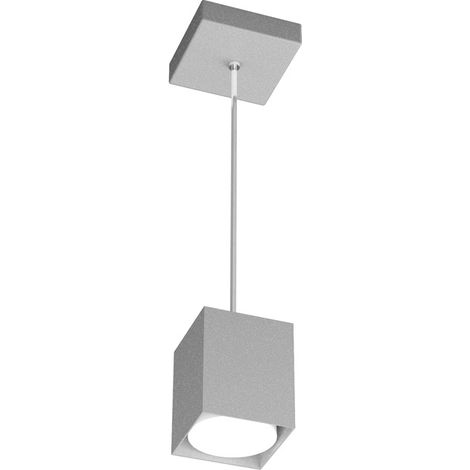 Sospensione Moderna Plate Metallo Grigio 1 Luce Gx53 10Cm (1/4)