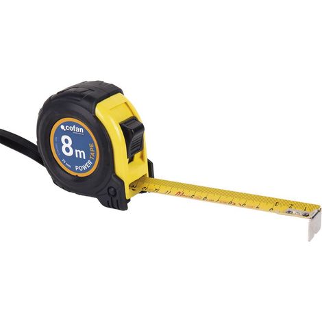 Flexómetro Protec. Goma 25mm x 8mts