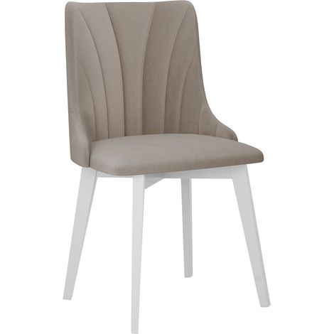 Silla Victorville 372, Blanco, 83x48x53cm, Tapiz, De madera (1/4)