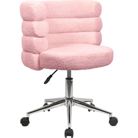 SVITA CLOUD Schreibtischstuhl Bürostuhl höhenverstellbar mit Rollen Rosa