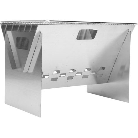 Grill de Barbecue Amovible en Acier Inoxydable pour Randonnée et Pique-nique (1/5)