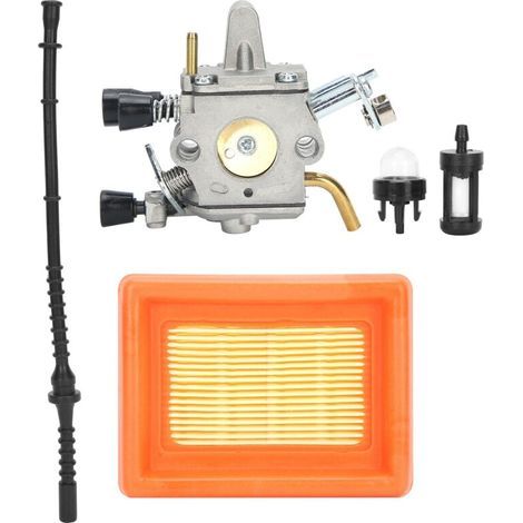 Kit d'Accessoires pour Tondeuse STIHL FS400 450 480 - Filtre à Air Carburateur Tuyau de Carburant - Pièces de Rechange Qualité Supérieure-KZQ (1/3)