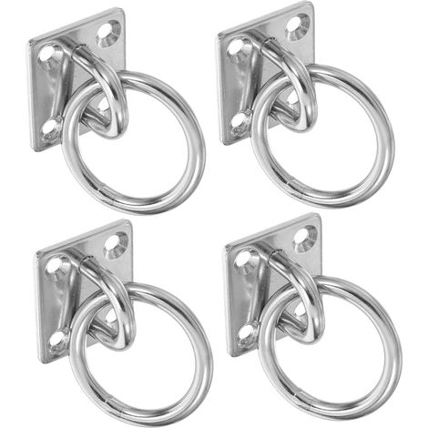 Pieces Stainless Steel Hooks Hanging Square Base Sturdy and